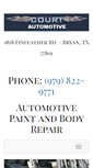 Mobile Screenshot of courtautomotive.com