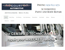 Tablet Screenshot of courtautomotive.com